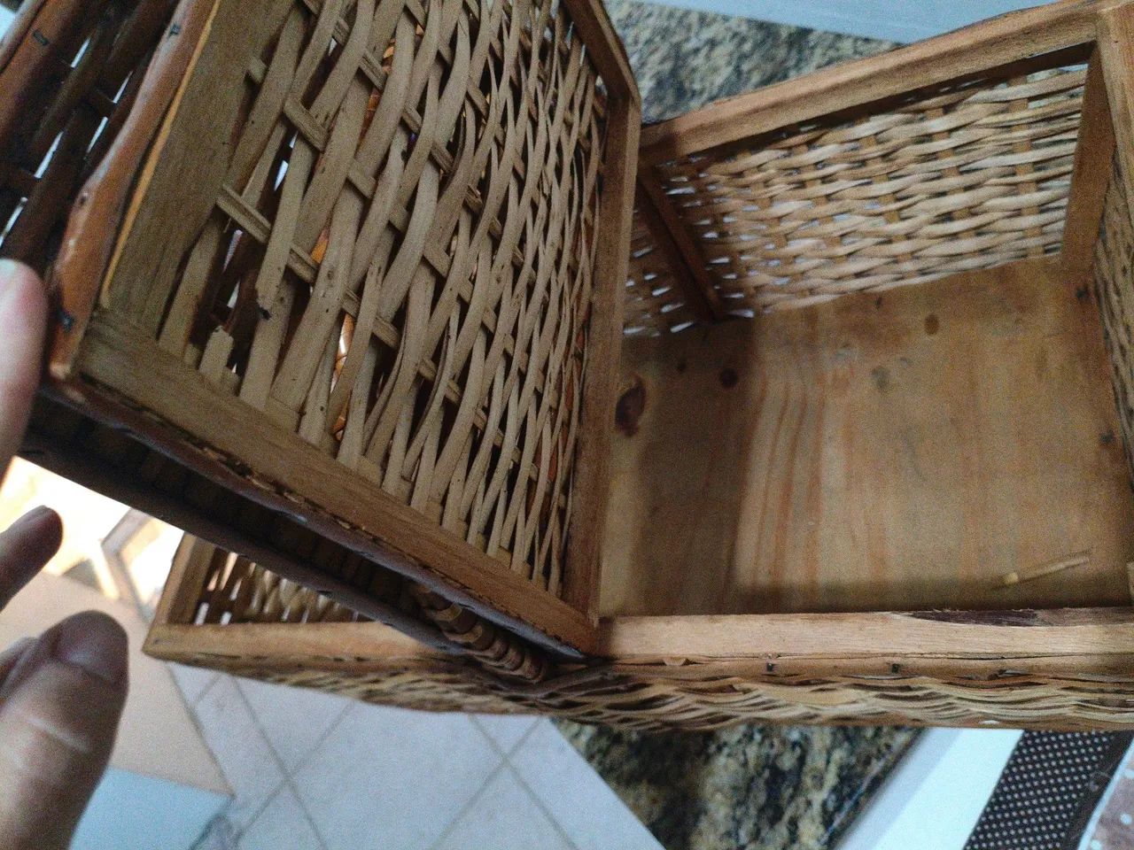 Cesta de Piquenique Grande - Linda, Charmosa e Versátil! ? - Foto 3