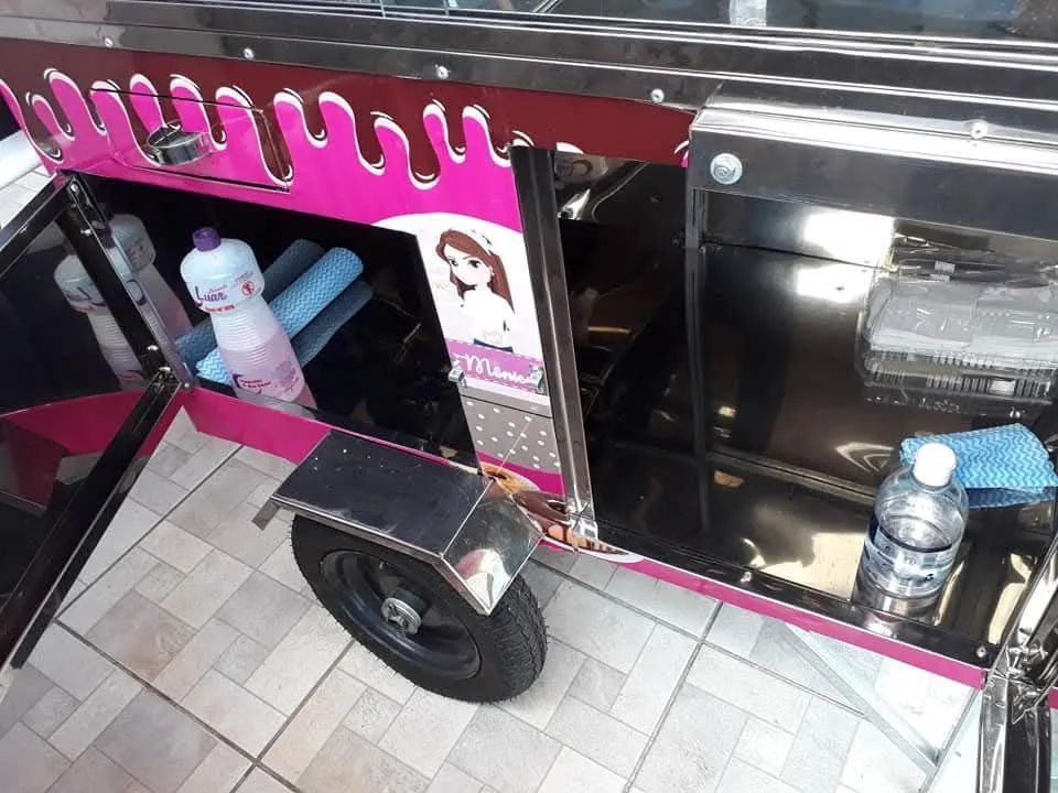 Carrinho para Doces e Pudim com Refrigeração de Placa de Gelo - Foto 3