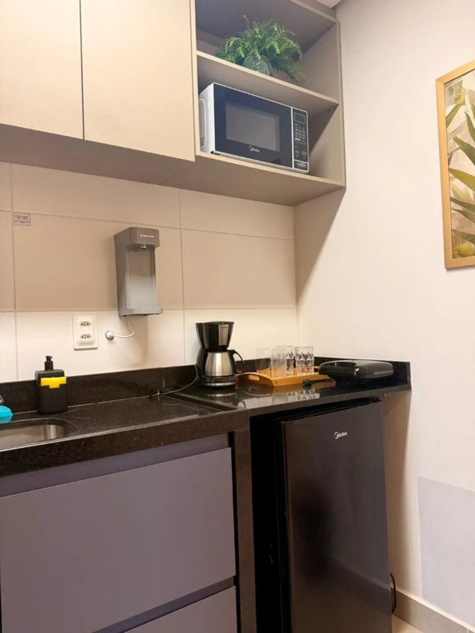 Flat com varanda e piscina na cobertura - Foto 4
