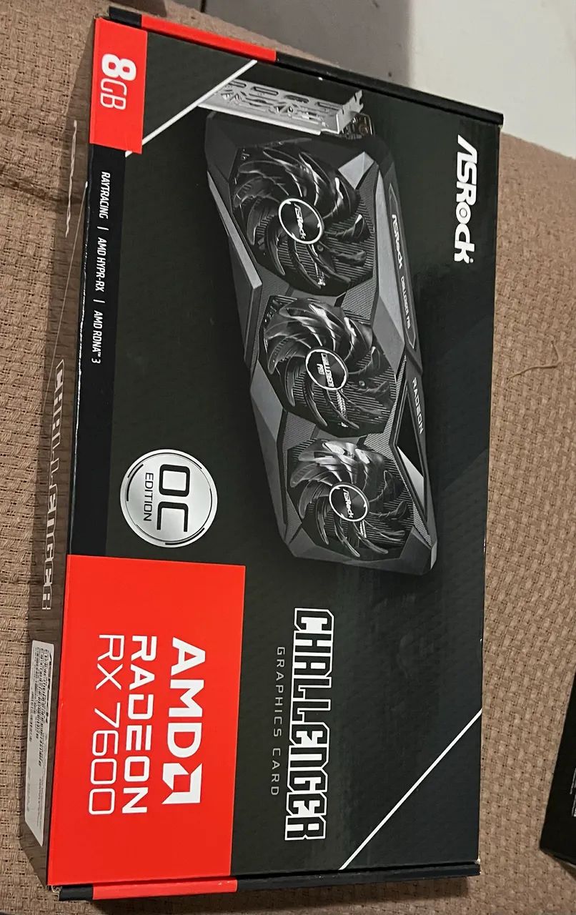 AMD Radeon RX 7600 Challenger Graphics Card - 8GB