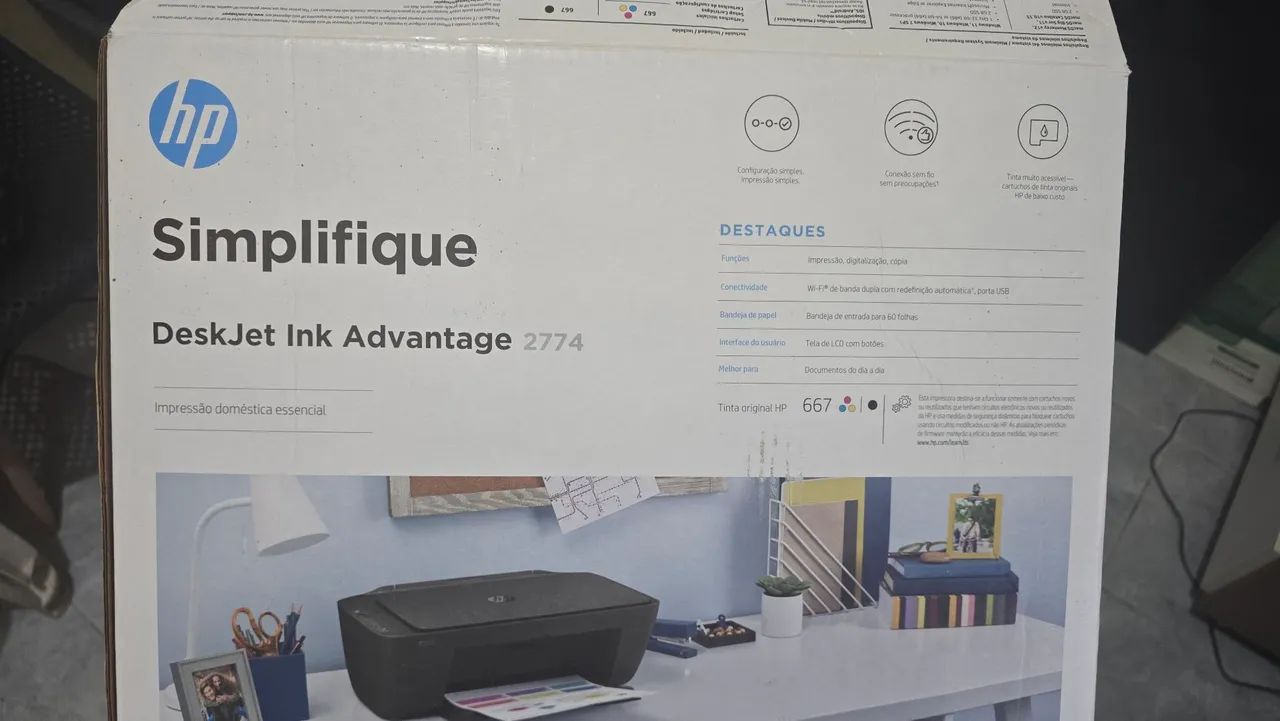 Impressora Hp Deskjet multifuncional  - Foto 2