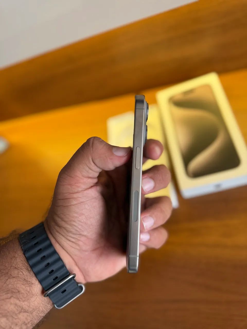 iPhone 15 Pro 256GB Natural - bateria 82% | completo  - Foto 4
