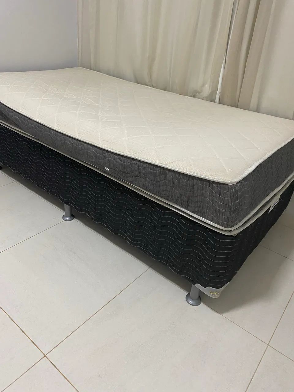Cama Box Solteiro - Base + Colchão de Brinde - Foto 3