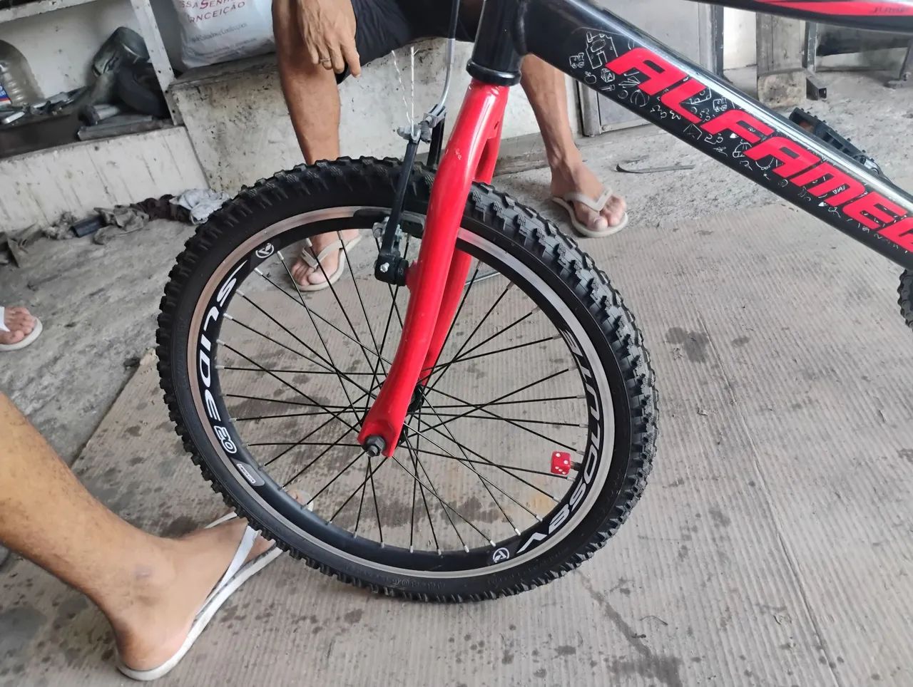 Bicicleta aro 20 de alumínio alfameque - Foto 3