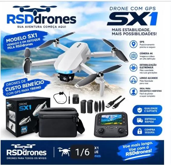 Drone Sx1 novo (lacrado)