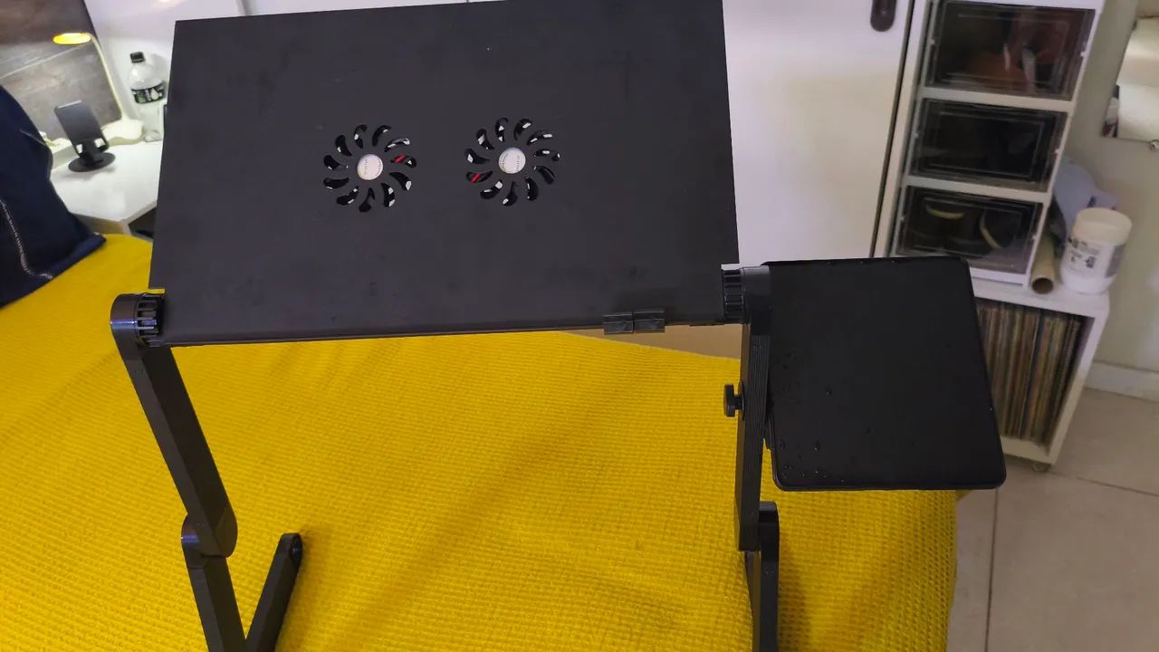 Mesa Notebook cama c/apoio mouse e cooler
