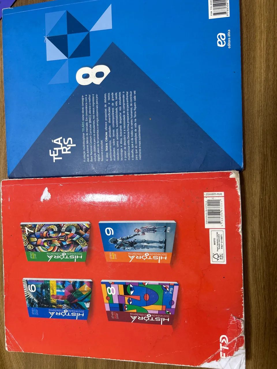 Kit - Livro de ciências e história do oitavo ano do fundamental  - Foto 2