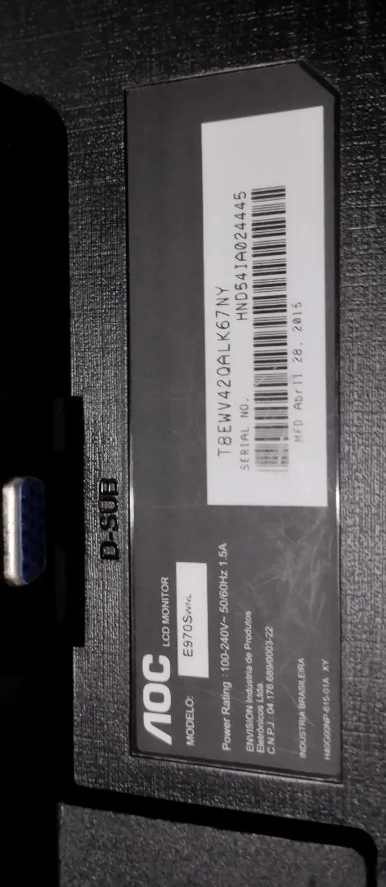 Monitor AOC E970Swnl - Foto 5