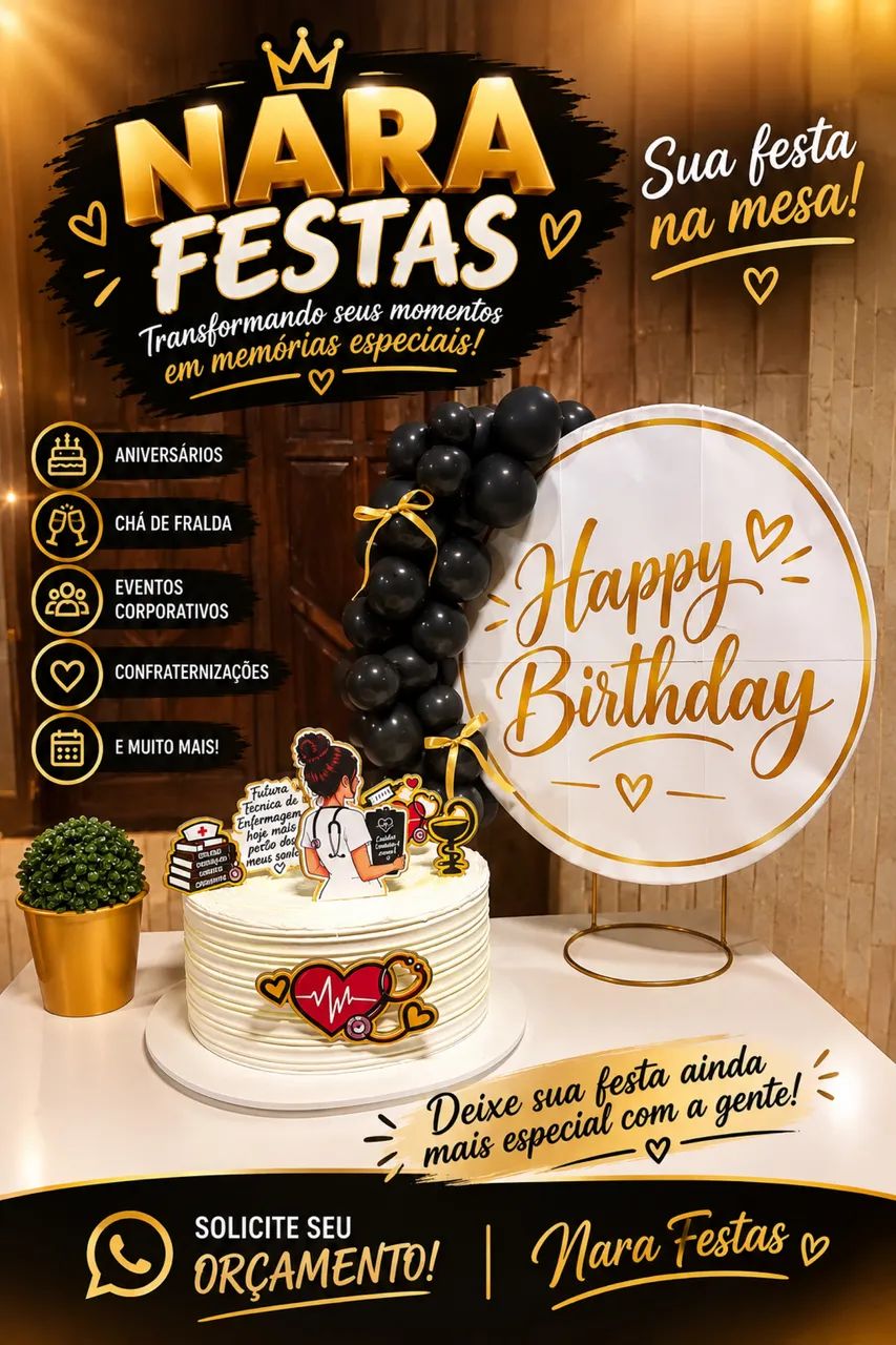 Sua festa na mesa! 