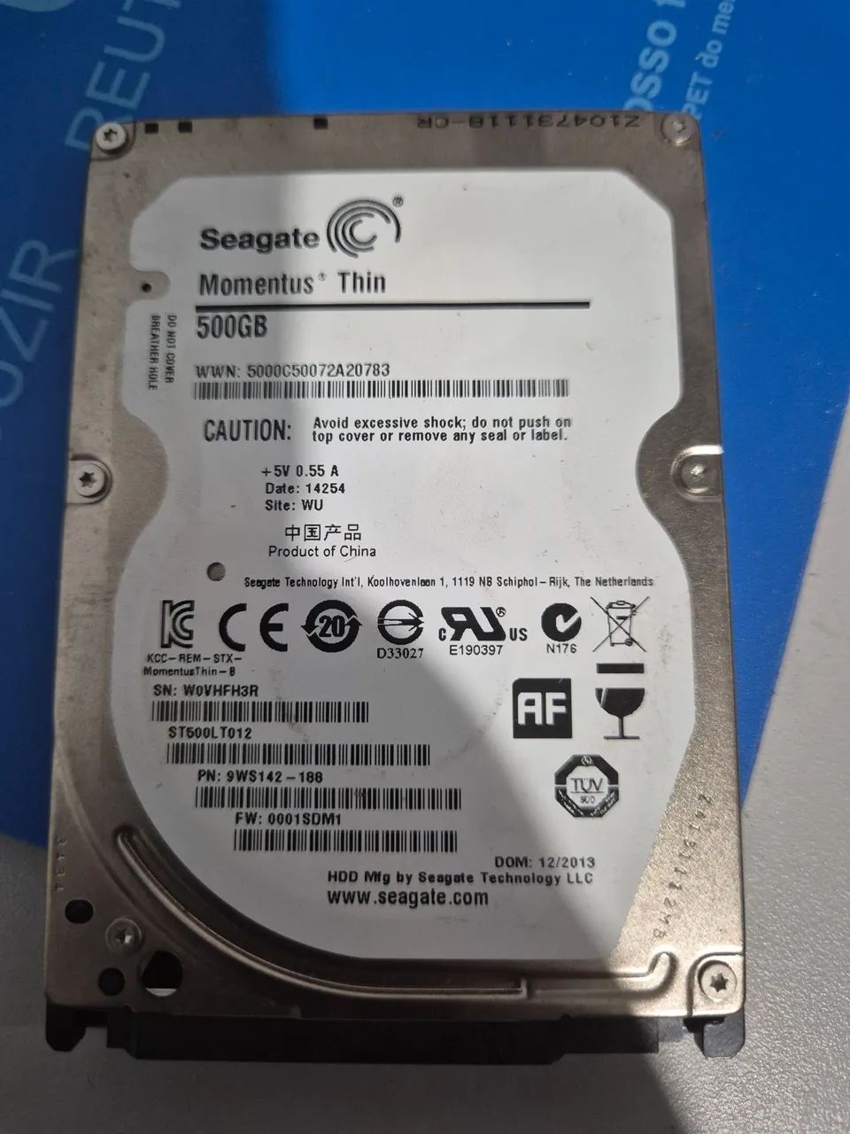 HD HDD Seagate 500Gb 2.5 Para o Notebook