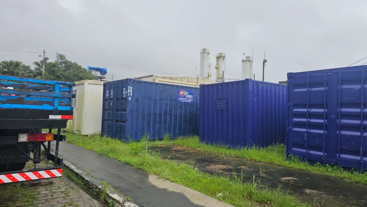 Container marítimo 20 pés usados em ótimo estado  - Foto 3