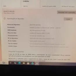 Computador completo com mesa de MDF
