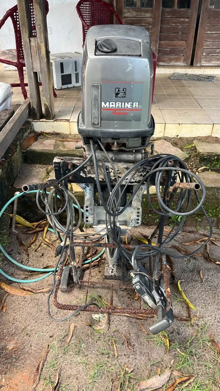 MOTOR MARINER 40hp COM COMANDO  - Foto 5
