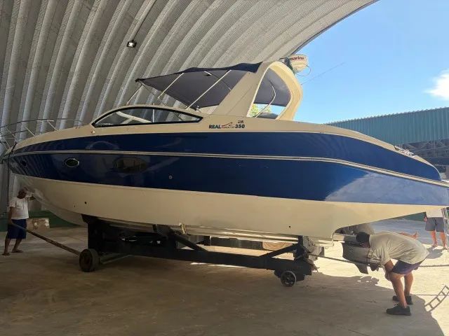 Lancha Real Power Top 350 - 2012 - Bimotor Volvo Penta - Foto 3