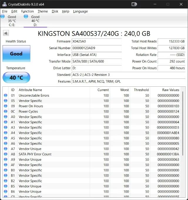 SSD Kingston 240GB - Foto 2