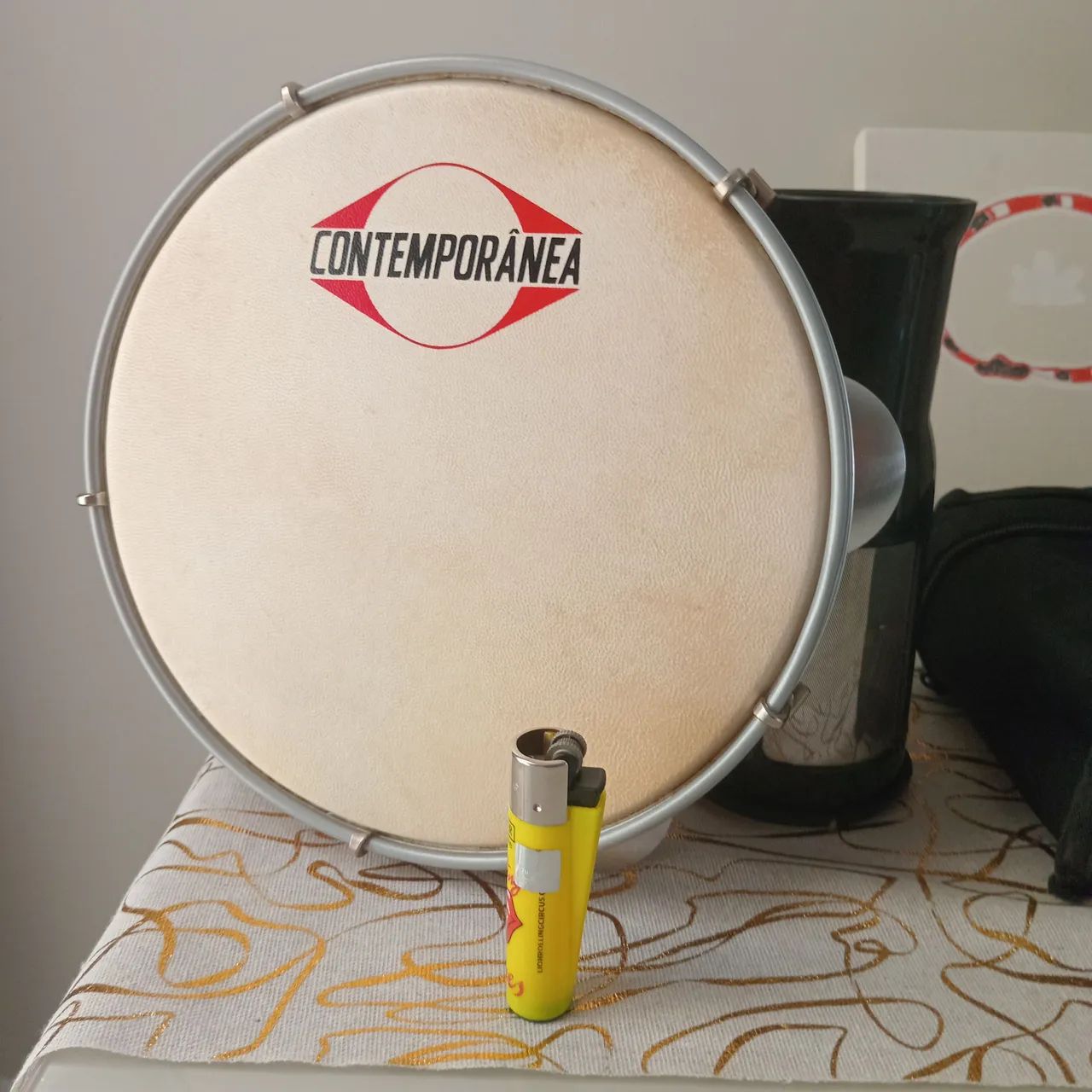 Pandeiro 8 polegadas - Foto 3