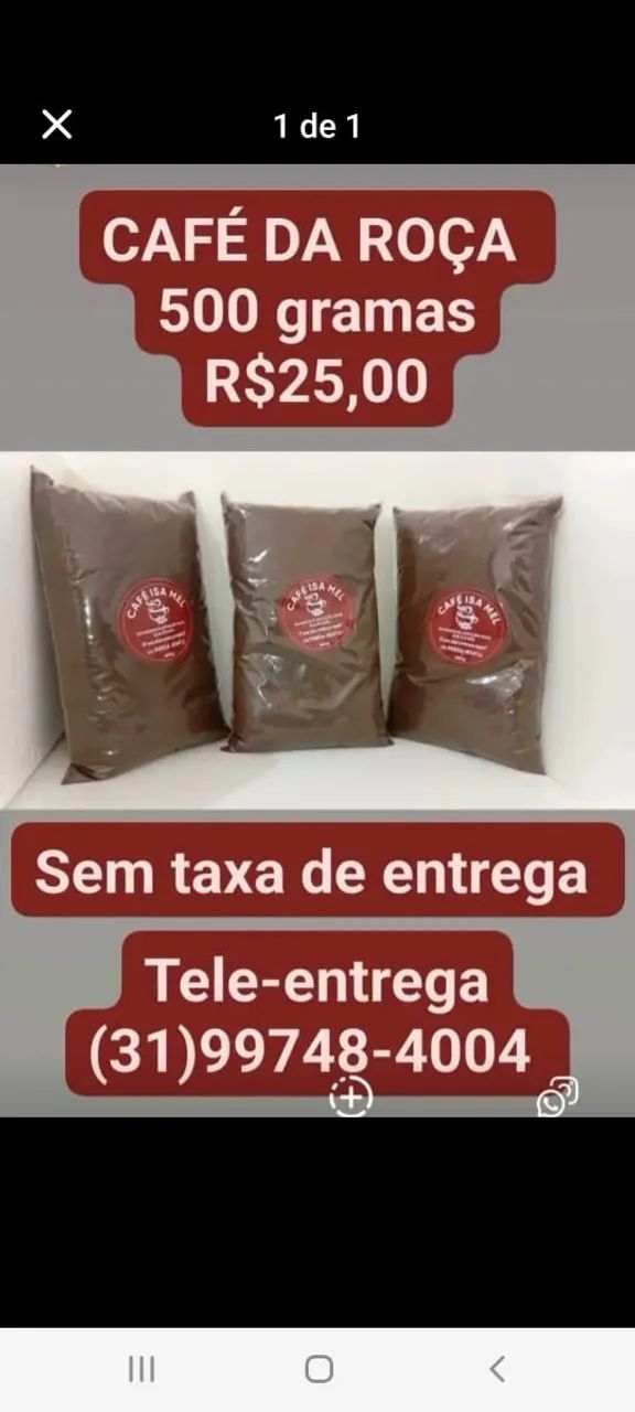 CAFÉ DA ROÇA 500gr.