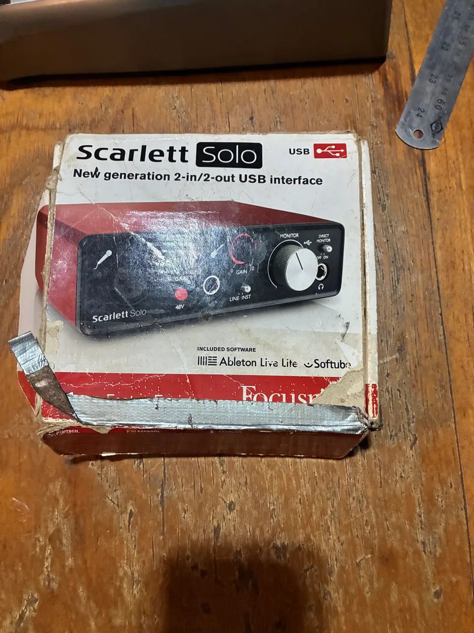 Placa de audio focusrite scarlett solo - Foto 4