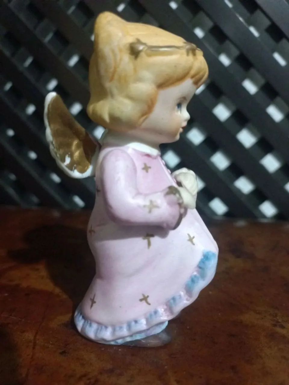 anjinho querubim rosa 9cm - Foto 4