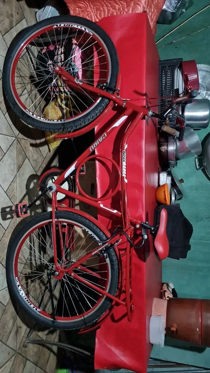 Bicicleta modelo vermelha  whtas *  - Foto 2