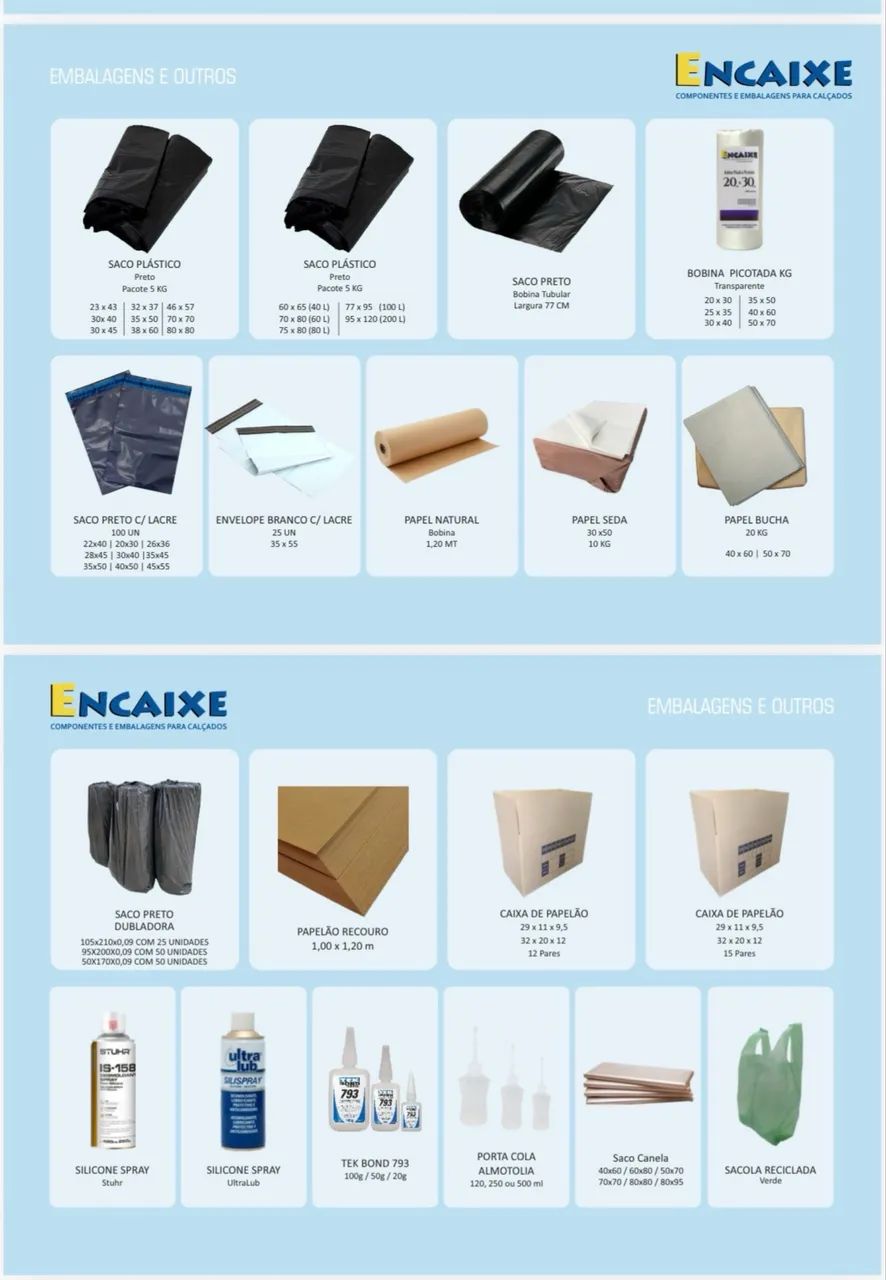 Produtos para calçados 