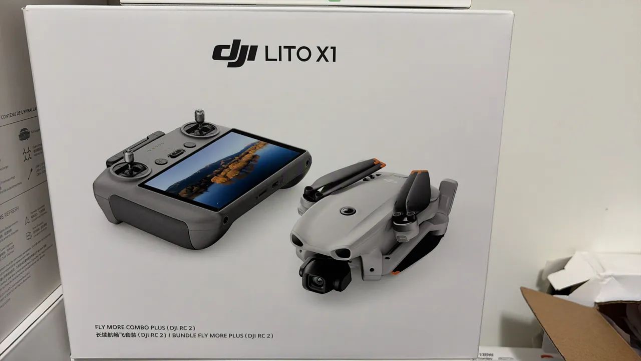 Drone DJI Lito X1 - Combo Fly More controle com tela RC2