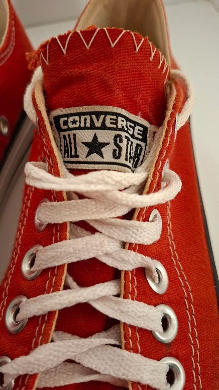 Tênis estilo All star vermelho - Foto 2