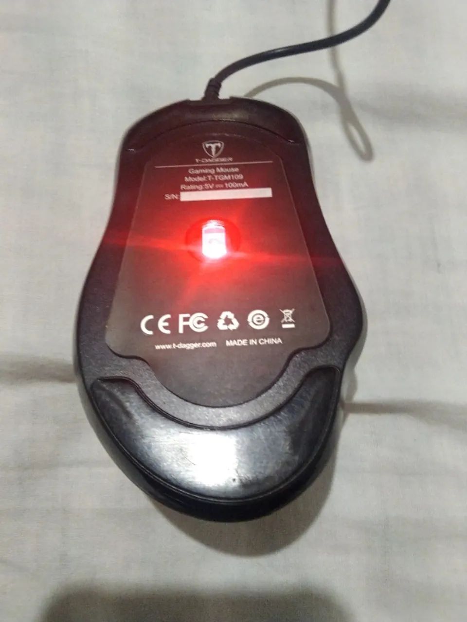 mouse t-dagger detective t-tgm109 preto - Foto 2