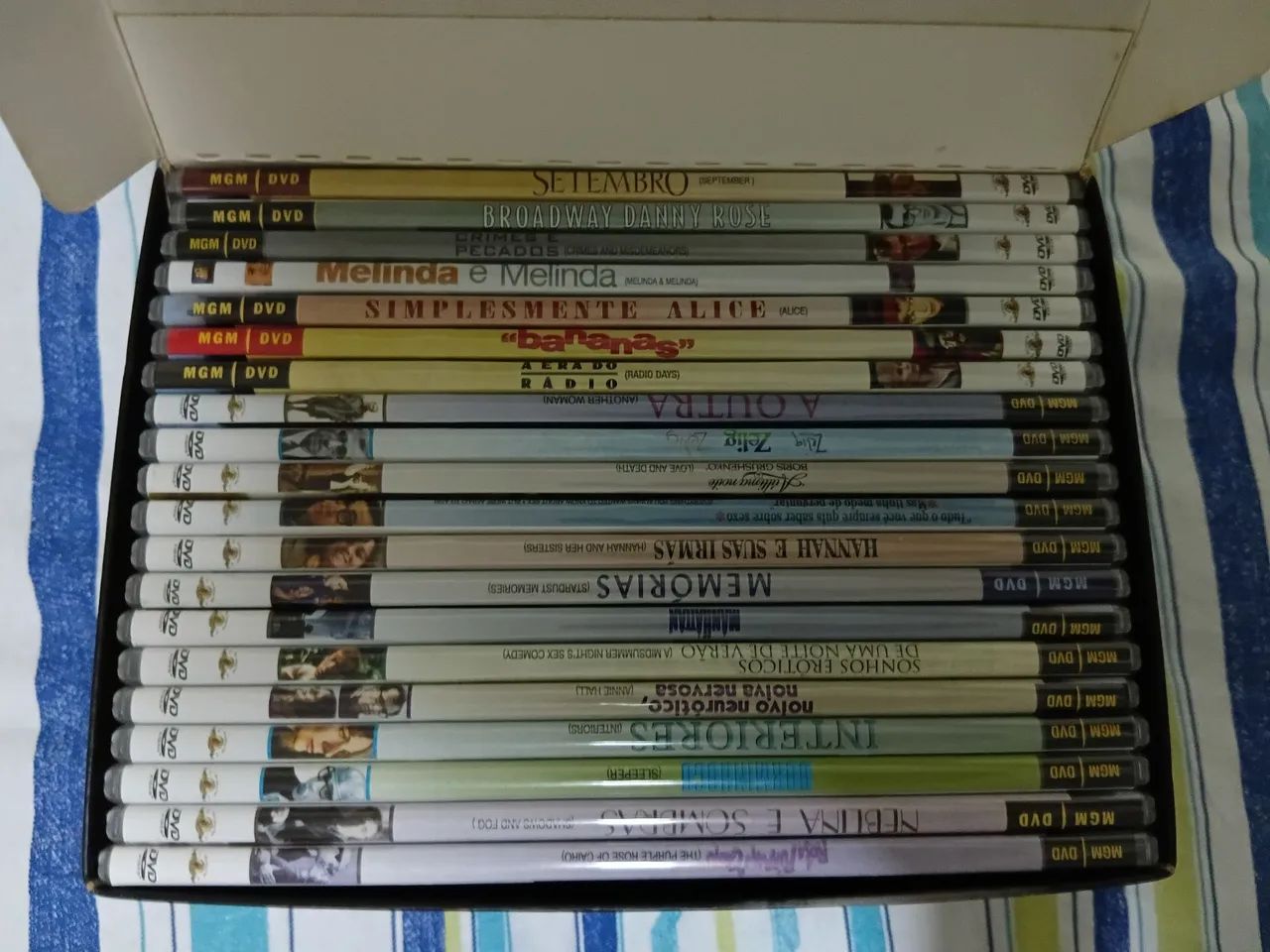 第五列 1976～2010 音源+映像 3CD+1DVD BOX Box DVDs Woody Allen - Clássica filmografia do renomado diretor