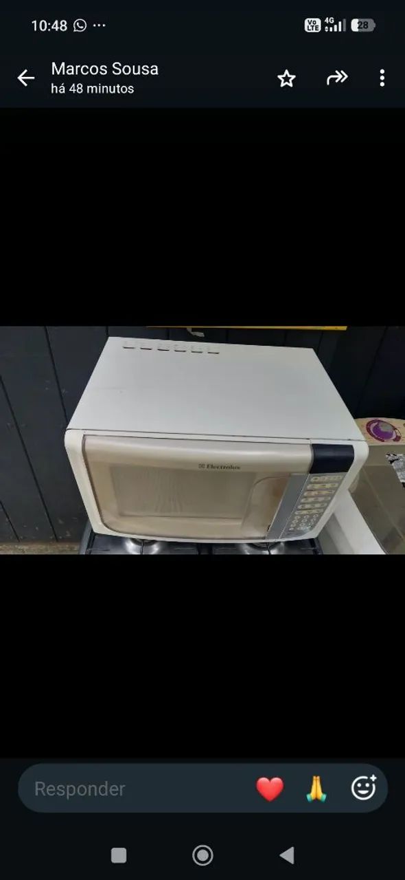 Microondas Eletrolux em ótimo estado 