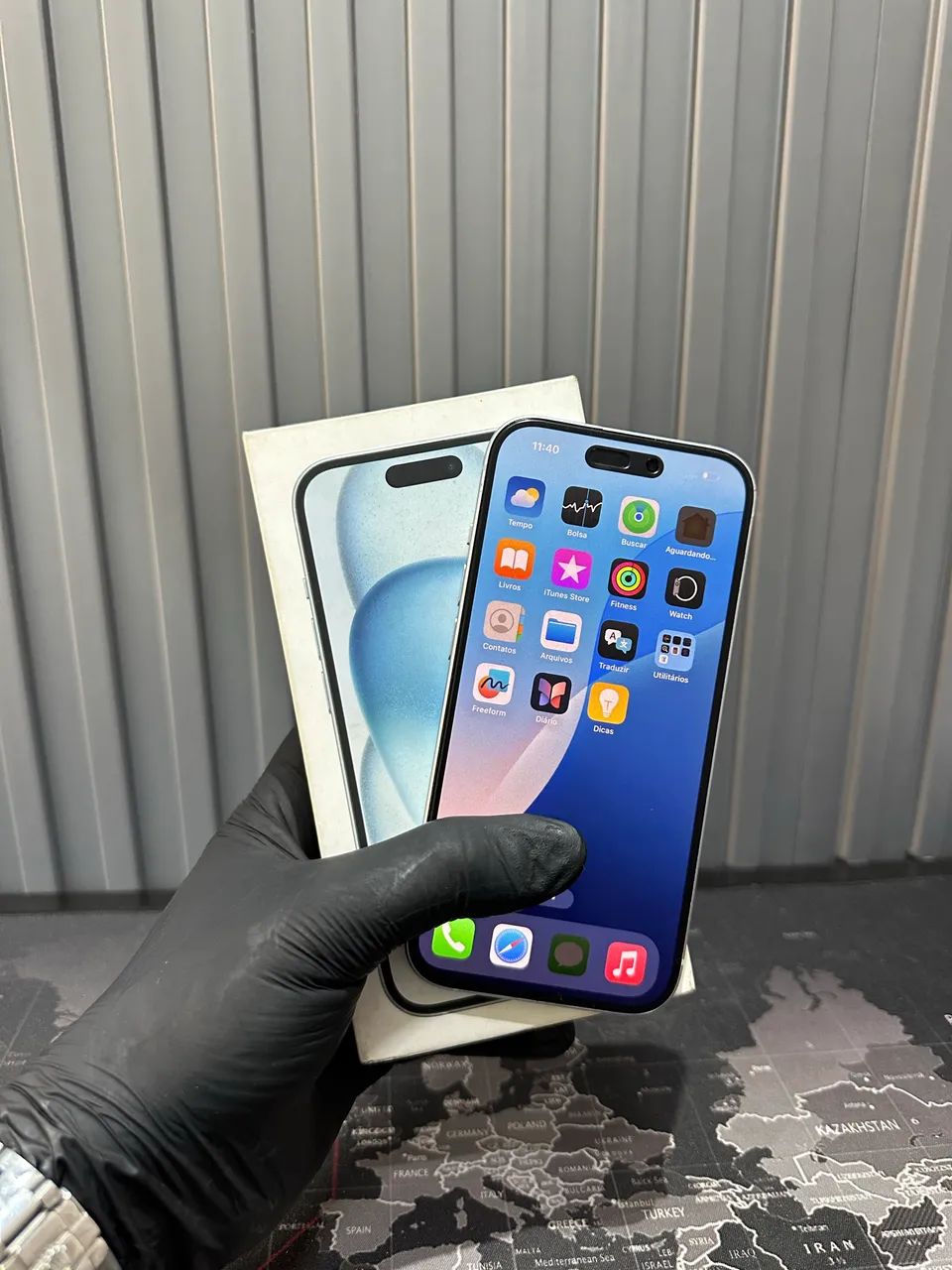 IPHONE 15 128GB AZUL - Foto 4