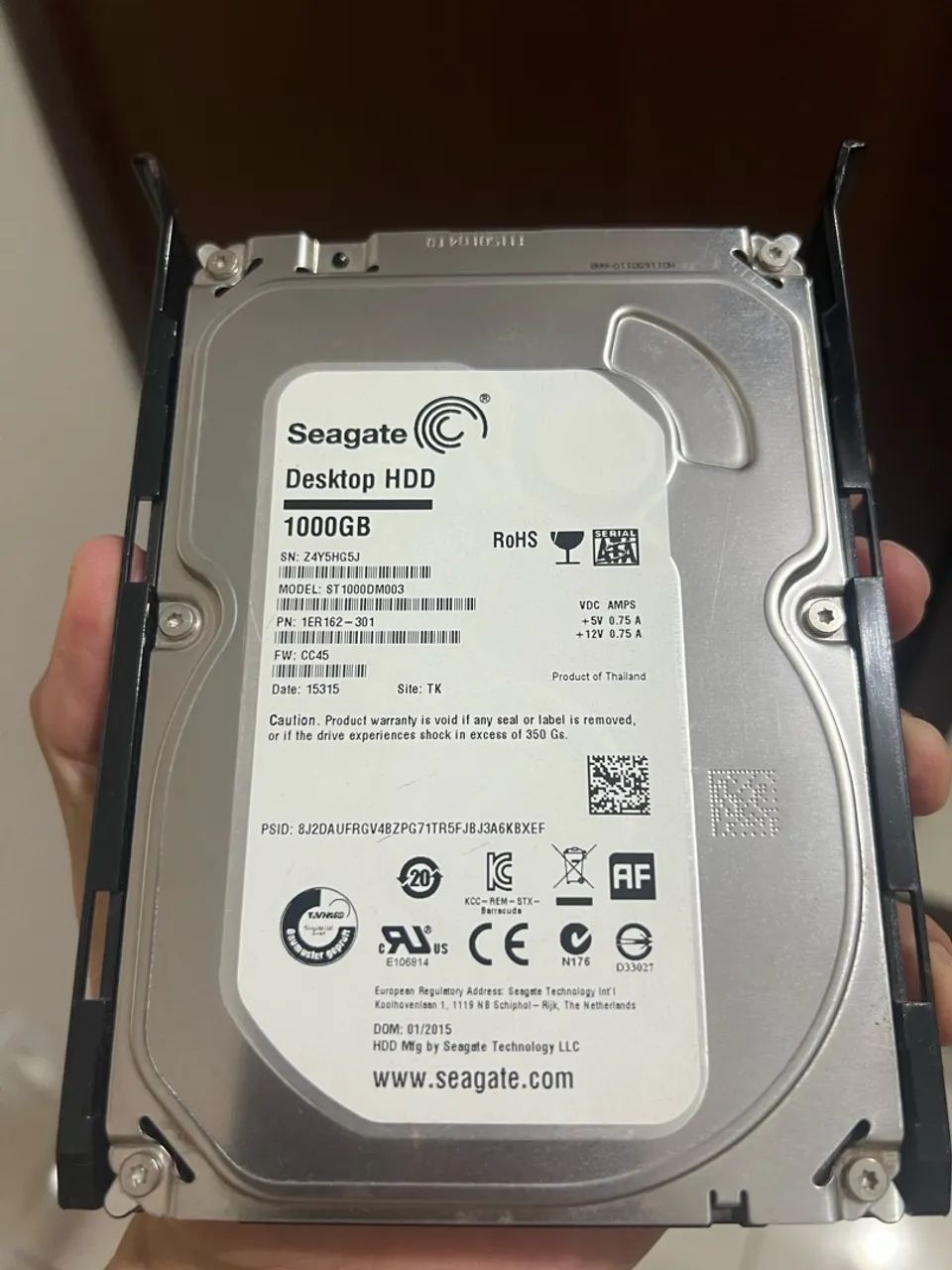 HD SEAGATE SATA 1TB