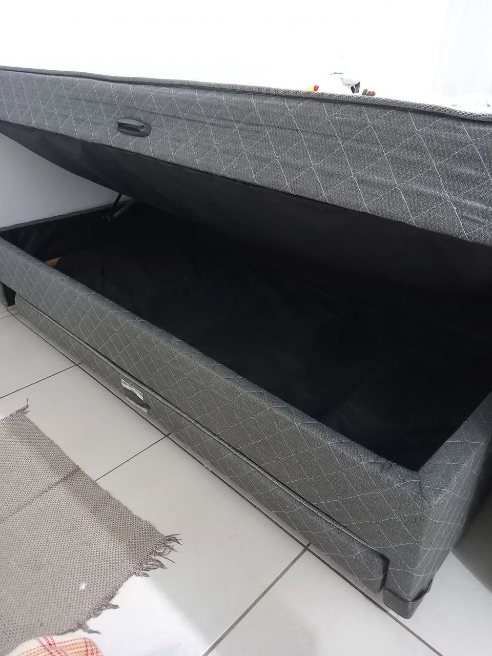 Cama box de solteiro - baú  - Foto 4