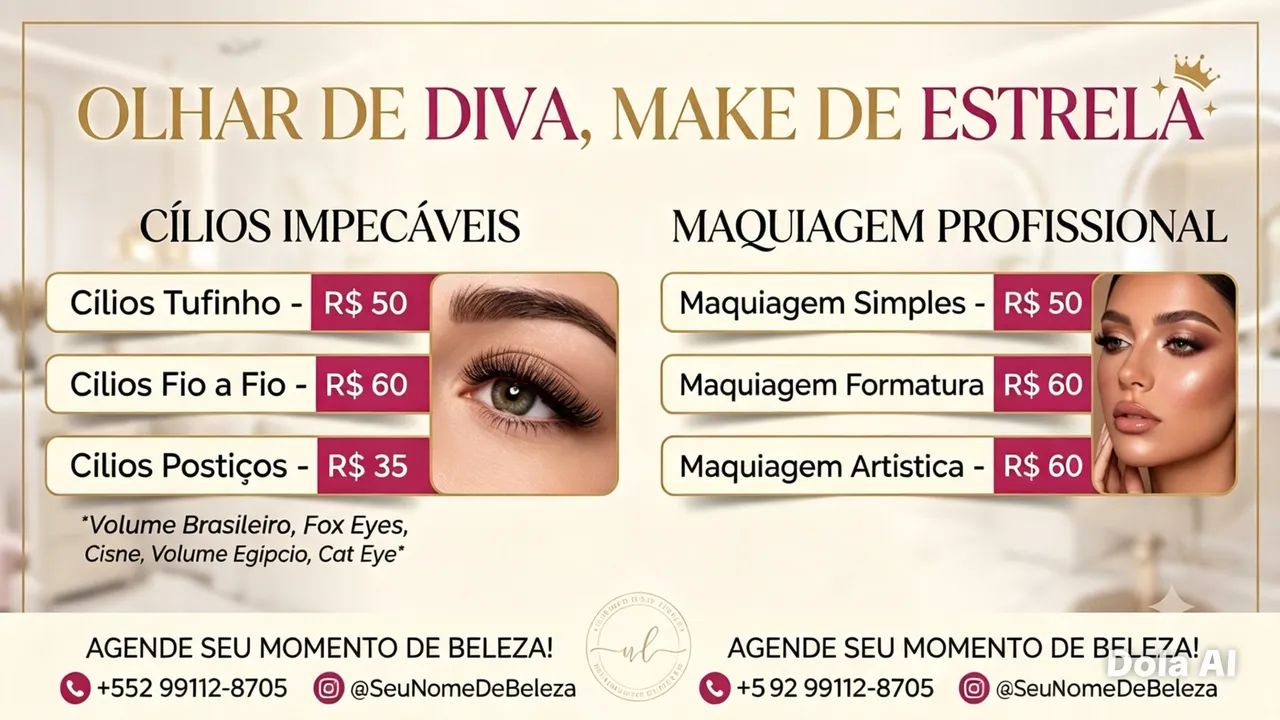 Lash e estéticas 