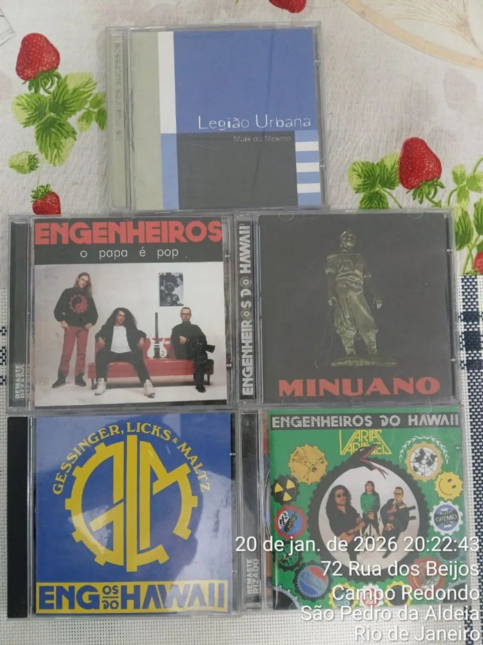 Coleção de cd engenheiros do Hawaii 