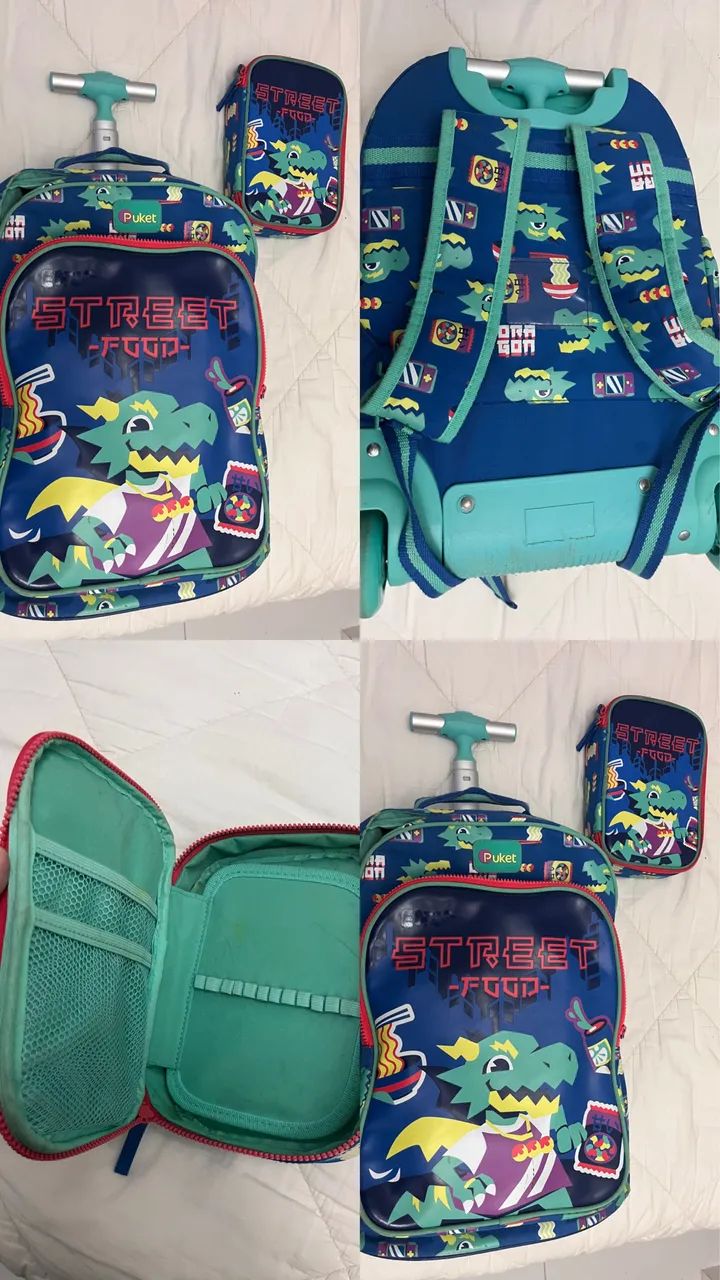 Mochila + estojo Puket 