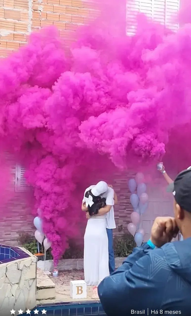 2 fumaças chá revelação - ROSA - Foto 5