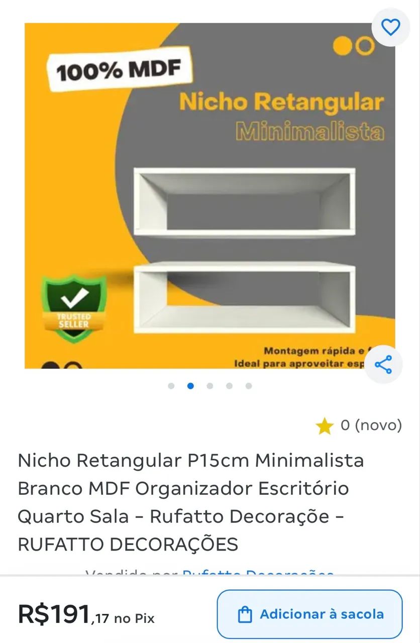 Vende prateleira MDF - Foto 2