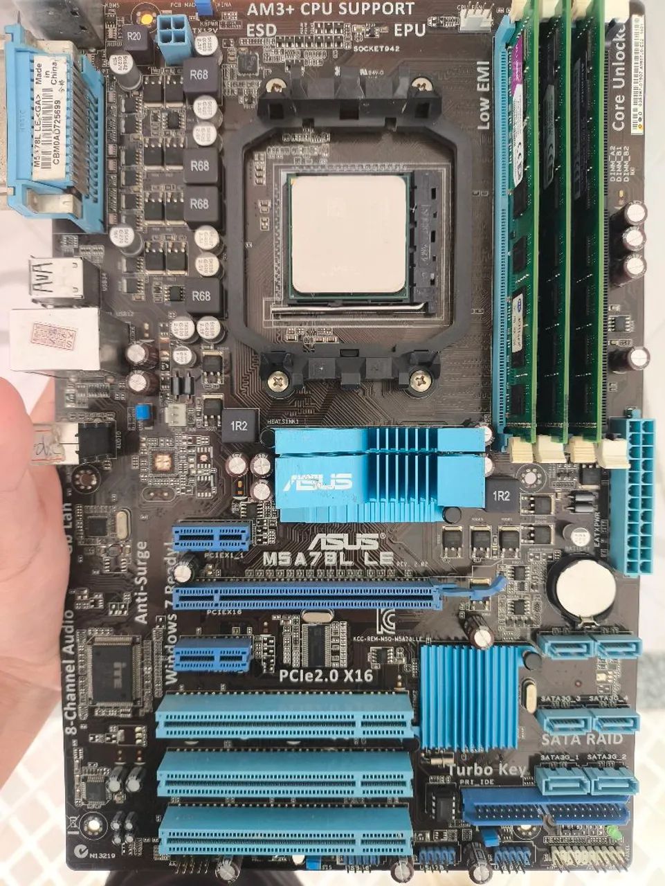 Kit Placa mãe + processador FX 8120 + 16 ram 