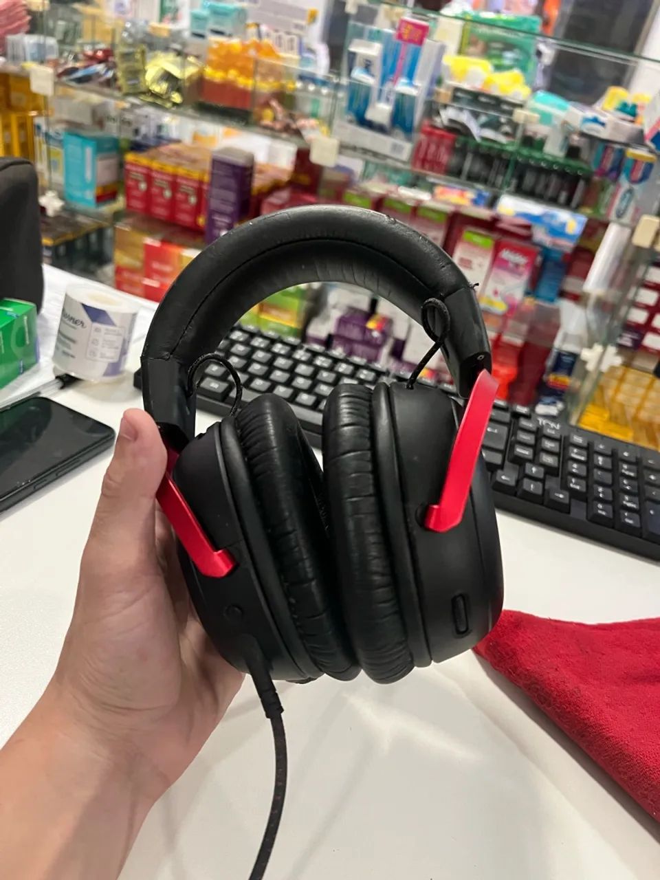 Headset Hyperx Cloud Vermelho  - Foto 4