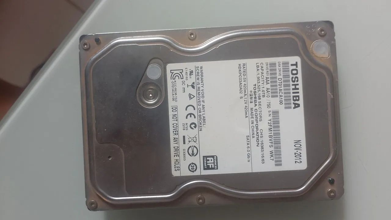 HDD 1Tera Toshiba  - Foto 2
