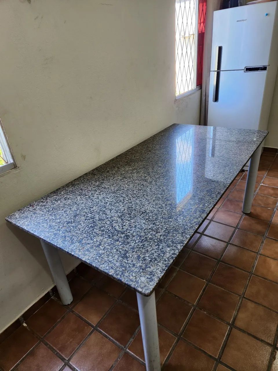 Mesa mármore para 8 cadeiras - Foto 4