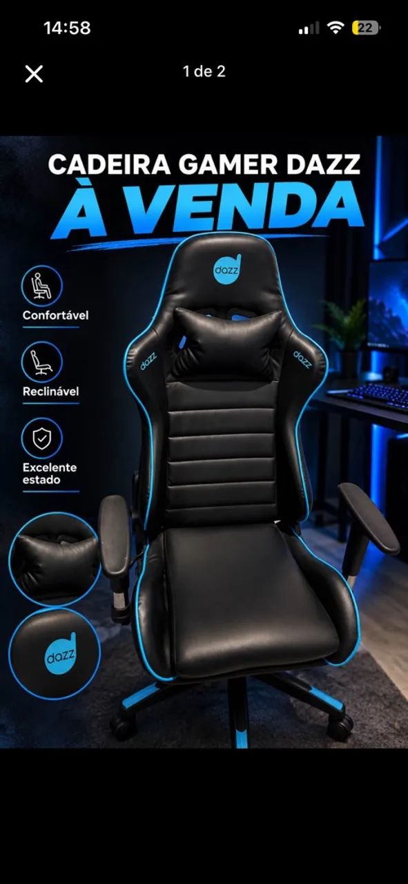 CADEIRA GAME DAZZ