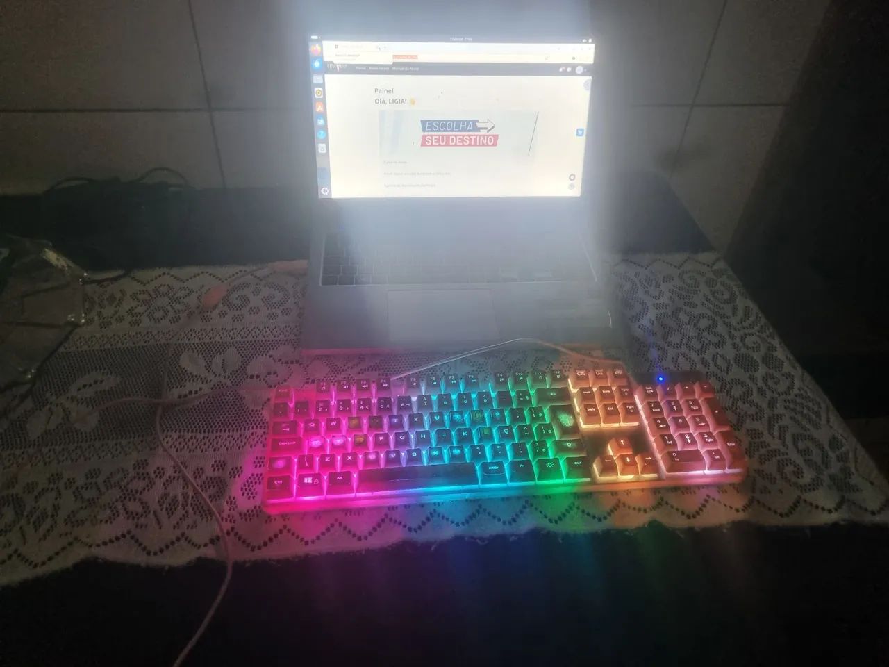Notebook Samsung Book E20 + Teclado Gamer  - Foto 3