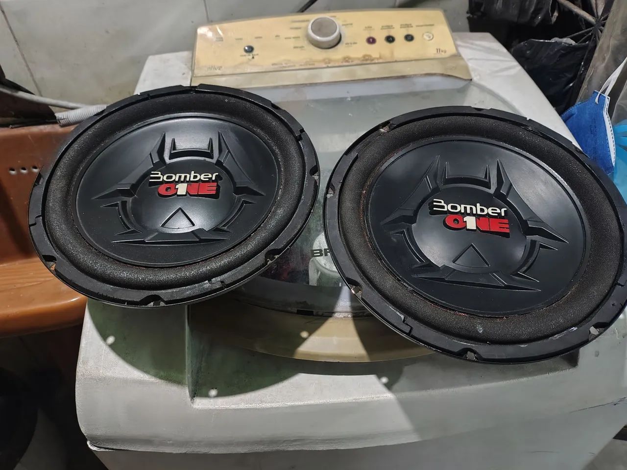 Par de alto falante de 10 polegadas Bomber sub 200 w