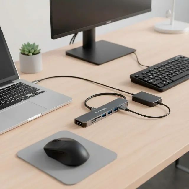 Hub USB-C 7 Portas Fortrek DC75 - AC3173 - Foto 5