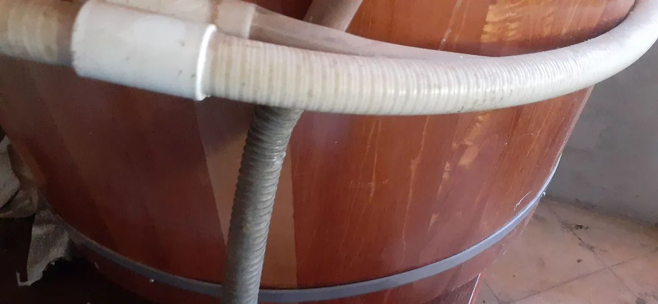 Ofuro de madeira com bomba - Foto 4