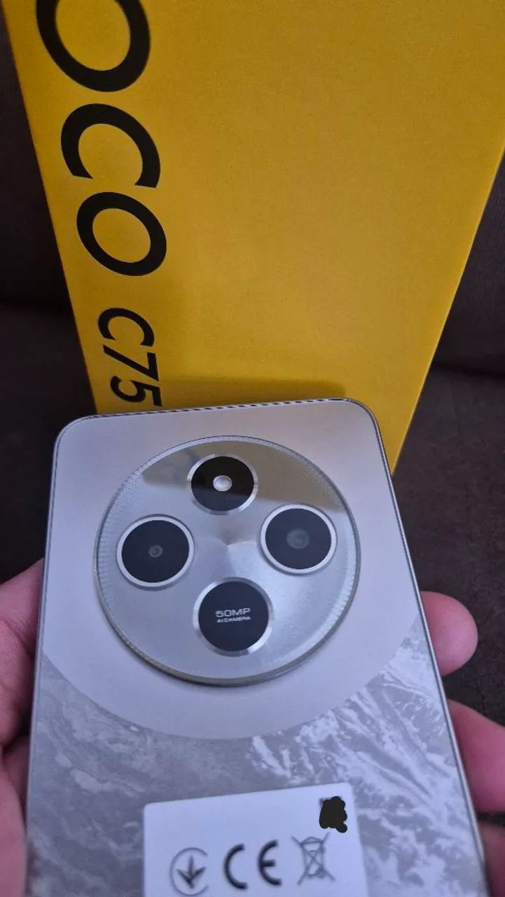 POCO C75 256GB 8GB RAM - NOVO / SEM USO - C/ CAIXA - Celulares e