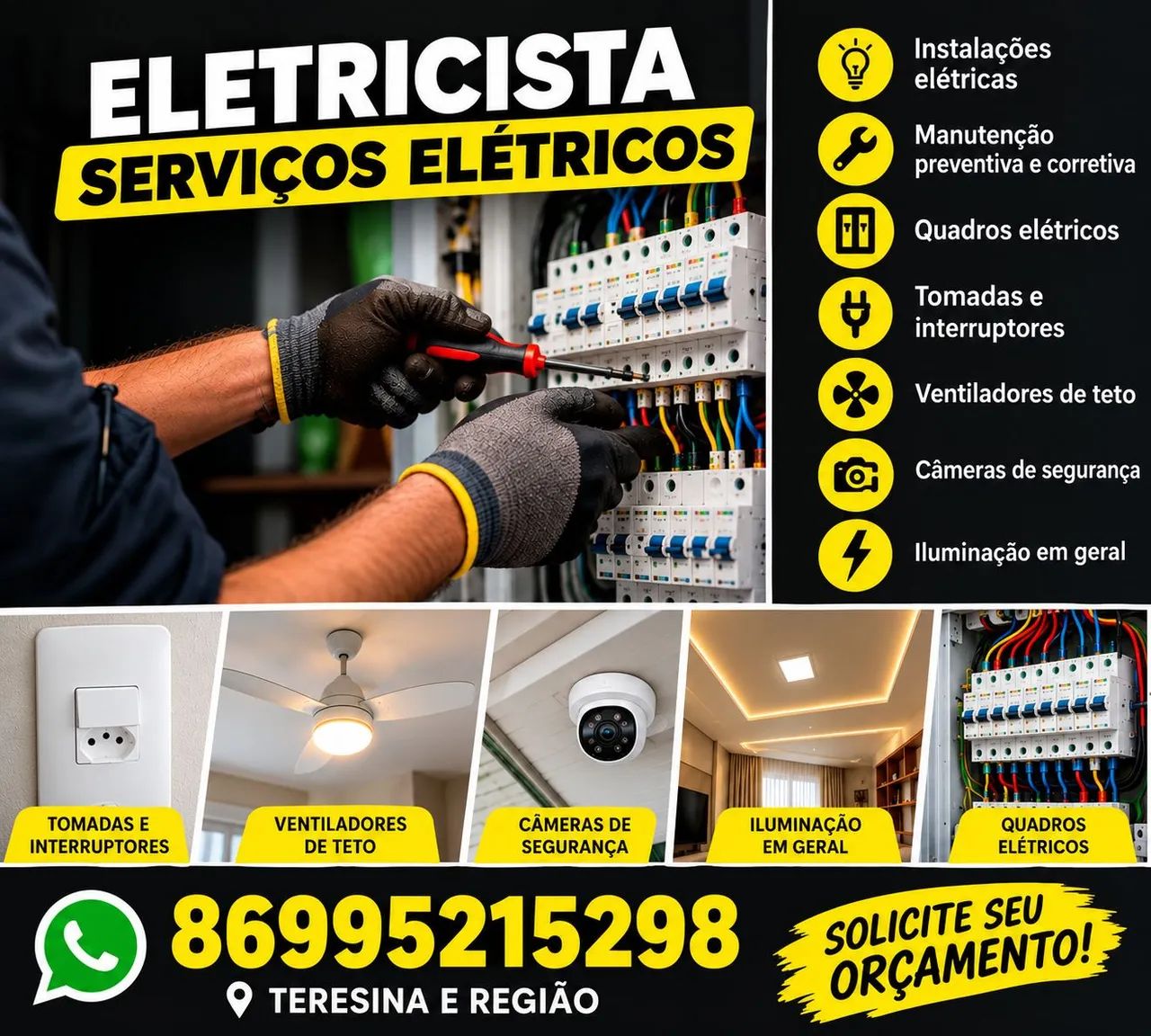Eletricista _ instalações e serviços elétricos 