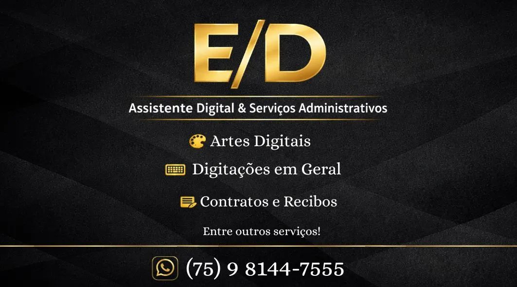 Serviços digitais e administrativos.